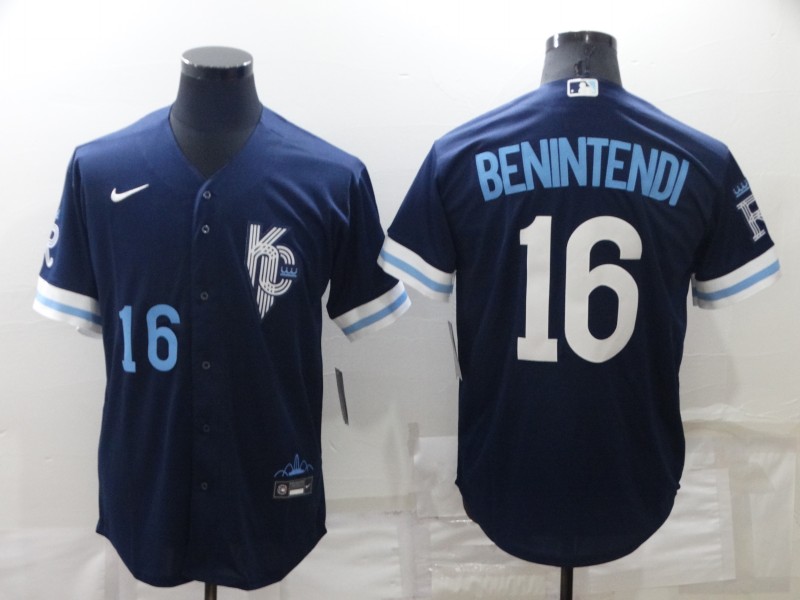 2022 Men MLB Boston Red Sox 16 Benintendi blue Game Jerseys
